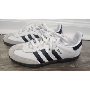 Adidas Kids Sz. 13 Samba OG Low White Black Gum Sneakers NWOT